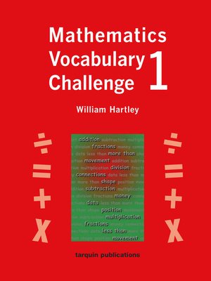 cover image of Mathematics Vocabulary Challenge One